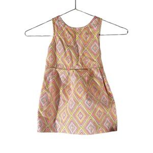 Colorful Geometric Pattern Dress
